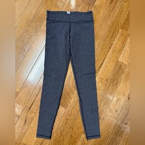 Ivivva Gray Herringbone Textured Leggings Size 14